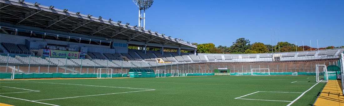 올팍축구장 내부 모습