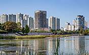 몽촌해자 수변 경관