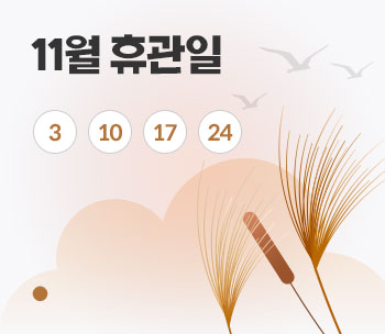 11월 휴관일