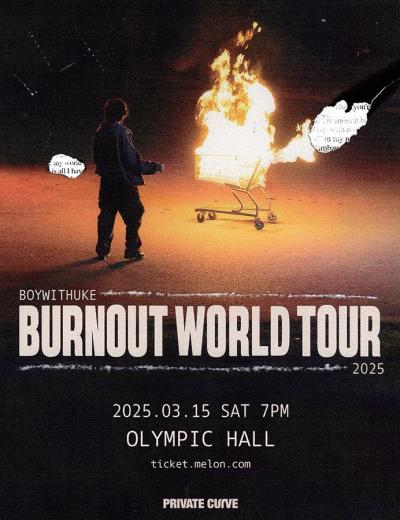 보이위드우크 첫 단독 내한공연 BoyWithUke BURNOUT WORLD TOUR 2025