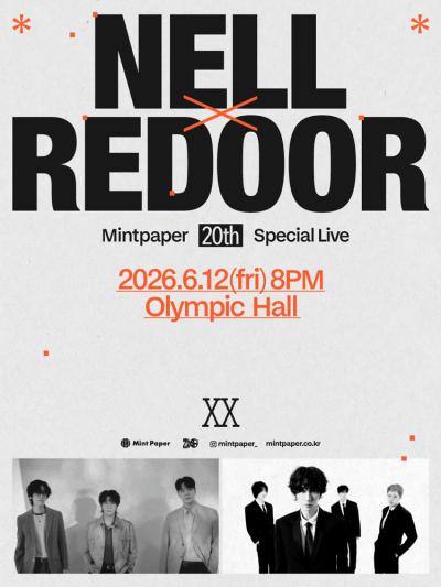 NELL X REDOOR : MINTPAPER 20th SPECIAL LIVE