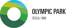 흰색배경에 폰트색 검정의 좌우조합 시그니처 이미지 | OLYMPIC PARK SEOUL 1988