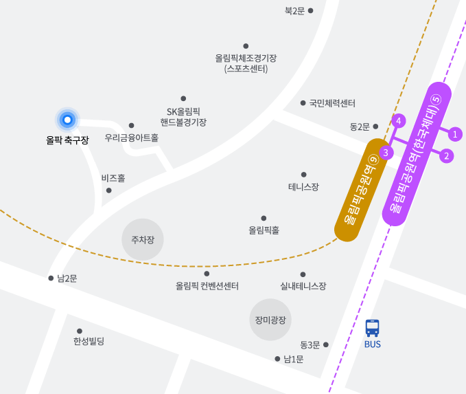 올팍축구장 위치 지도