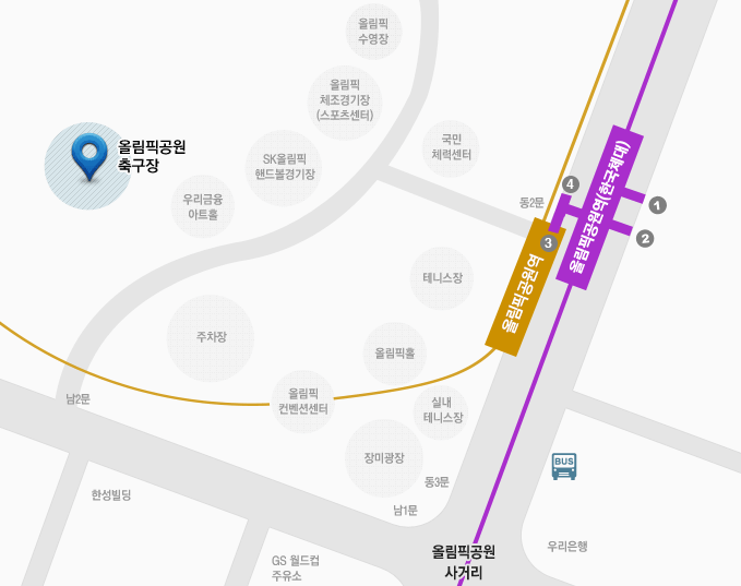 올팍 축구장 찾아오시는 길 안내 :  자세한 내용은 아래 주소및 문의전화 참고