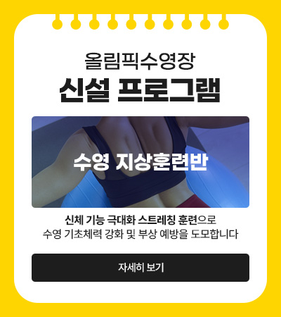신설프로그램  수영지상훈련반