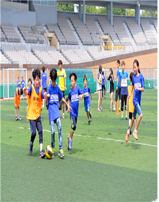 소외계층 축구교실 강습