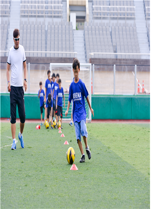 소외계층 축구교실 강습